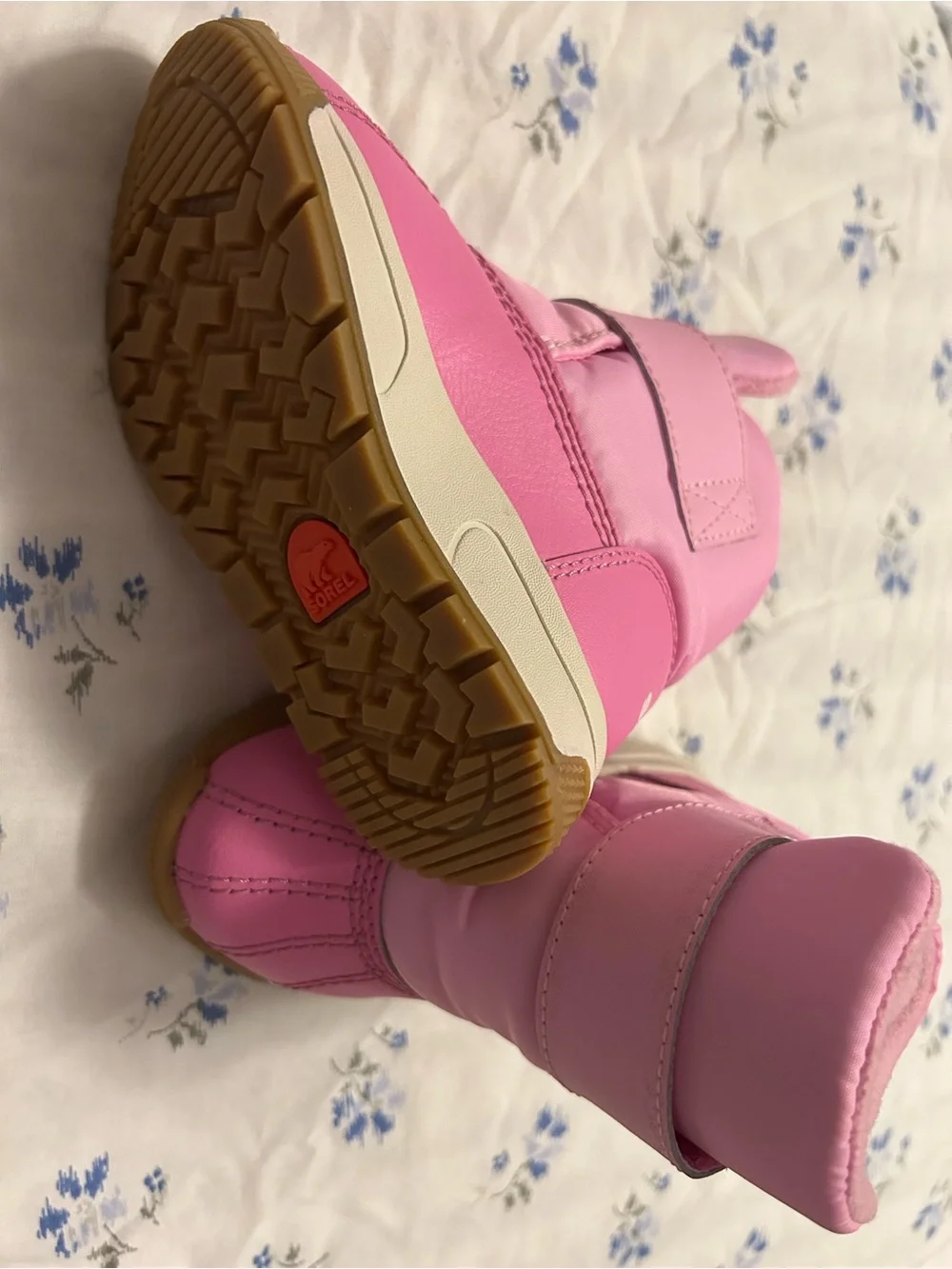 Sorel Kids Pink Insulated Snow Boots